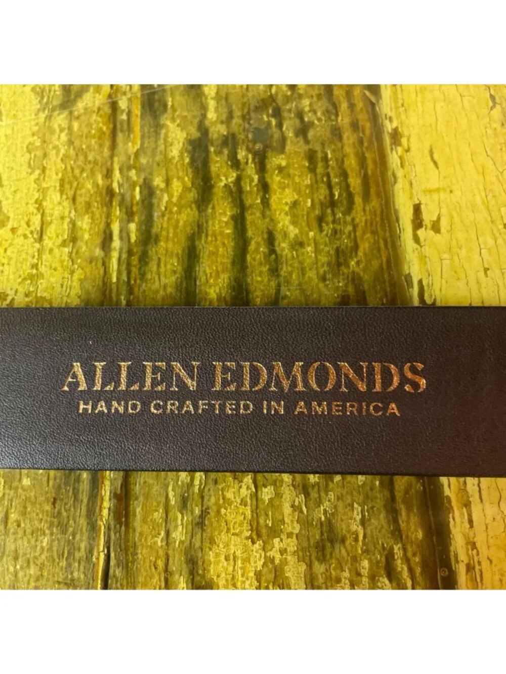 Allen Edmonds Glass Avenue Leather Adjustable Belt Gray Sz 44 1015595